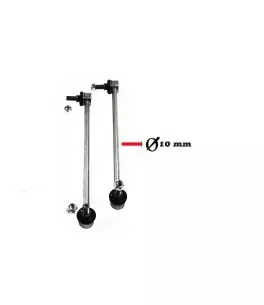 Μπαράκια Ζαμφόρ Για Audi / Seat / Skoda / VW Μήκος 355mm Διάμετρος 10mm Σετ 2 Τεμάχια 
