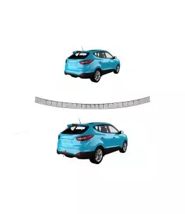 Προστατευτικό Πίσω Προφυλακτήρα Για Hyundai Tucson 2019+ Από Ανοξείδωτο Ατσάλι (Steel) 