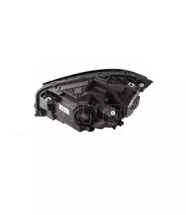 Μπροστινά Φανάρια Set Για Mercedes-Benz A-Class W176 12-18 Halogen Upgrade Σε Facelift Look Μαύρα Full Led DRL Με Μοτέρ Carner 