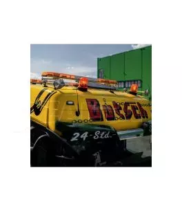 Φάρος Ασφαλείας Αυτοκινήτου Osram Beacon Light H1 24Volt 2200K 150 x 193 mm Πορτοκαλί RΒL101 