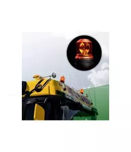 Φάρος Ασφαλείας Αυτοκινήτου Osram Beacon Light H1 24Volt 2200K 150 x 193 mm Πορτοκαλί RΒL101 