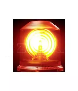 Φάρος Ασφαλείας Αυτοκινήτου Osram Beacon Light H1 24Volt 2200K 150 x 193 mm Πορτοκαλί RΒL101 
