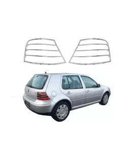 Μασκάκια Πισινών Φαναριών Χρωμίου Για VW Golf IV (4) 98-04 2 Τεμάχια 
