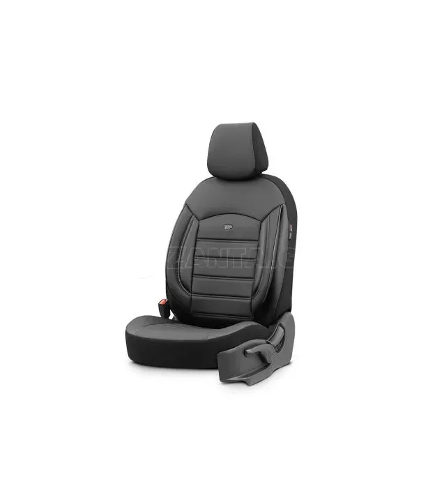 Καλύμματα Αυτοκινήτου Otom Inspire Design Universal Full Δερματίνη Σετ Εμπρός / Πίσω 11 Τεμαχίων Μαύρο INS-3501