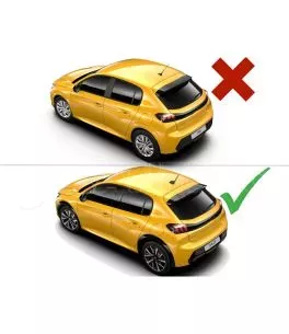 Αεροτομή Οροφής V.3 Peugeot 208 Mk2 (2019-) 
