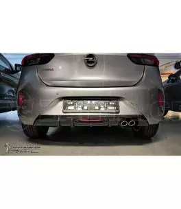 Πίσω Διαχύτης με Διπλή Εξάτμιση Opel Corsa F GS-Line (2019-) 