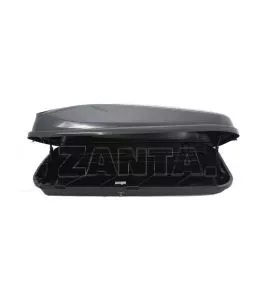 Μπαγκαζιέρα οροφής Junior Easy 180x78x40cm με μονόπλευρο άνοιγμα και κλειδί, 430 λίτρα - μαύρη γυαλιστερή 