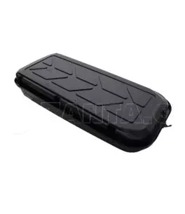 Μπαγκαζιέρα οροφής Junior Easy 180x78x40cm με μονόπλευρο άνοιγμα και κλειδί, 430 λίτρα - μαύρη γυαλιστερή 