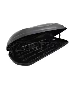 Μπαγκαζιέρα οροφής Junior Altro 200x90x41cm με διπλό άνοιγμα με κλειδί, 500 λίτρα - μαύρη 
