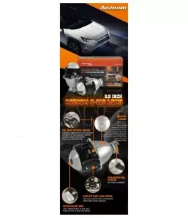 Bi Xenon προτζέκτορες 2.5" Aozoom - Proffessional C212 