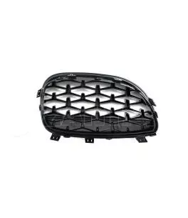 Μάσκα για BMW E60 (2003-2010) - μαύρη / χρωμιού Diamond design - 2τμχ. 