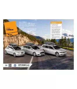Μπαγκαζιέρα Art Plast 169x79x37.5cm με κλειδί 400 λίτρα carbon - 1τμχ. 