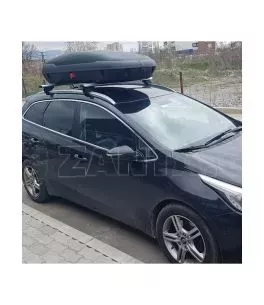 Μπαγκαζιέρα Art Plast 169x79x37.5cm με κλειδί 400 λίτρα carbon - 1τμχ. 