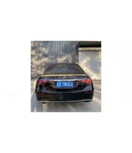 Αεροτομή πορτ μπαγκάζ για Mercedes W223 S-Class (2021+) - μαύρη γυαλιστερή 