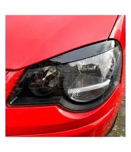 Φρυδάκια φαναριών για Volkswagen Polo (2005-2009)  - μαύρα γυαλιστερά 