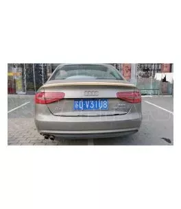 Αεροτομή πορτ μπαγκάζ για Audi A4 B8 (2013-2016) - μαύρη γυαλιστερή 
