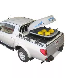 Roll bar ενάμιση σκέλους με προστατευτική αψίδα Mitsubishi L200 Triton 2006-'08-2015 