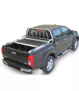 Roll bar ενάμιση σκέλους με προστατευτική αψίδα Isuzu D-Max 2012+ & 2017-2020 