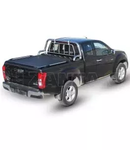 Roll bar ενάμιση σκέλους με προστατευτική αψίδα Isuzu D-Max 2012+ & 2017-2020 