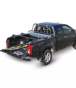 Roll bar ενάμιση σκέλους με προστατευτική αψίδα Isuzu D-Max 2012+ & 2017-2020 