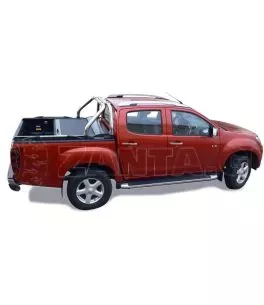 Ανοξείδωτο Roll bar δύο σκελών Isuzu D-Max 2012+ & 2017-2020 
