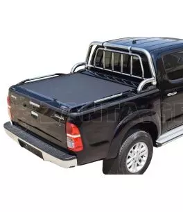Roll bar ενάμιση σκέλους με προστατευτική αψίδα Toyota Hilux (Vigo) '03-2005-'06-2016 