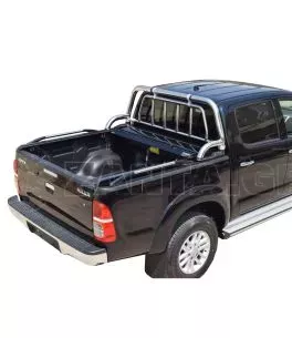 Roll bar ενάμιση σκέλους με προστατευτική αψίδα Toyota Hilux (Vigo) '03-2005-'06-2016 