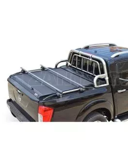 Roll bar ενάμιση σκέλους με προστατευτική αψίδα Nissan D23-NP300 2016+ 
