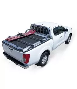 Roll bar ενάμιση σκέλους με προστατευτική αψίδα Nissan D23-NP300 2016+ 