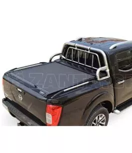 Roll bar ενάμιση σκέλους με προστατευτική αψίδα Nissan D23-NP300 2016+ 