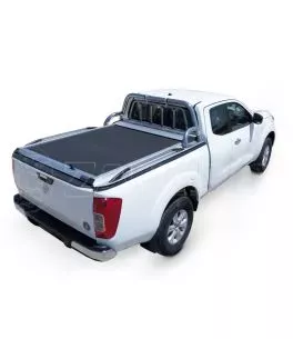 Roll bar ενάμιση σκέλους με προστατευτική αψίδα Nissan D23-NP300 2016+ 