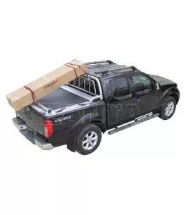 Roll bar ενάμιση σκέλους με προστατευτική αψίδα Nissan D40 (Navara) 