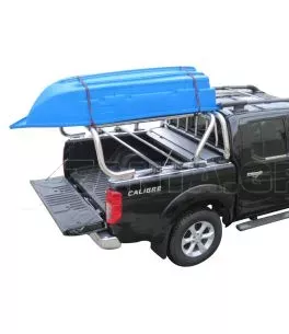 Roll bar ενάμιση σκέλους με προστατευτική αψίδα Nissan D40 (Navara) 