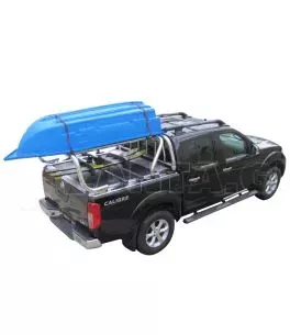 Roll bar ενάμιση σκέλους με προστατευτική αψίδα Nissan D40 (Navara) 