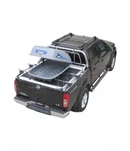 Roll bar ενάμιση σκέλους με προστατευτική αψίδα Nissan D40 (Navara) 