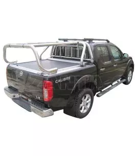 Roll bar ενάμιση σκέλους με προστατευτική αψίδα Nissan D40 (Navara) 
