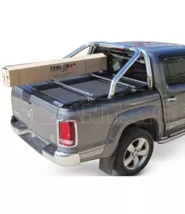 Aνοξείδωτες Mπάρες - κόντρες για το VW Amarok με OEM Φ76 roll bar Volkswagen Amarok 2010-2022 