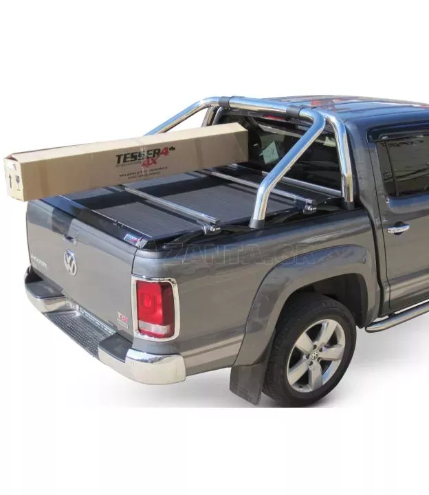 Aνοξείδωτες Mπάρες - κόντρες για το VW Amarok με OEM Φ76 roll bar Volkswagen Amarok 2010-2022