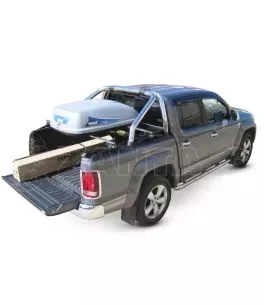 Aνοξείδωτες Mπάρες - κόντρες για το VW Amarok με OEM Φ76 roll bar Volkswagen Amarok 2010-2022 