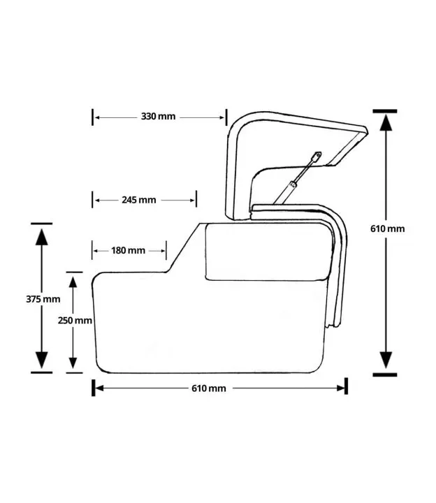 Oπλοθήκη κυνηγών/εργαλειοθήκη Isuzu D-Max 2007-2011