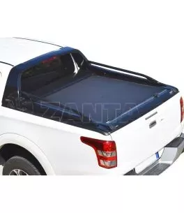 Πολυεστερικό roll bar με κουπαστές σε Μαύρο Ματ Mitsubishi L200 Triton 2015-2019 & 2020+ 