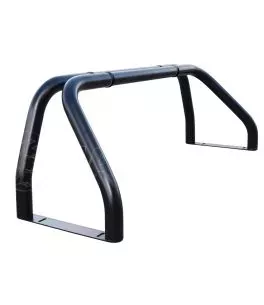 Μαύρο ματ ανοξείδωτο Roll bar δύο σκελών Volkswagen Amarok 2010-2022 