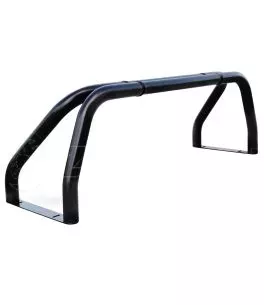 Μαύρο ματ ανοξείδωτο Roll bar δύο σκελών Isuzu D-Max 2012+ & 2017-2020 