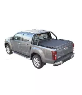 Μαύρο ματ ανοξείδωτο Roll bar δύο σκελών Isuzu D-Max 2012+ & 2017-2020 
