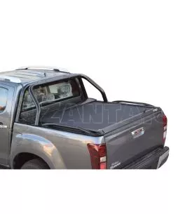 Μαύρο ματ ανοξείδωτο Roll bar δύο σκελών Isuzu D-Max 2012+ & 2017-2020 
