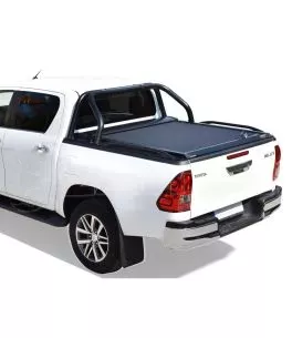 Μαύρο ματ ανοξείδωτο Roll bar δύο σκελών Toyota Hilux (Revo) '07-2016- 