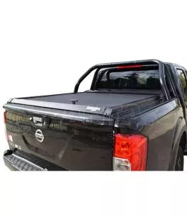 Μαύρο ματ ανοξείδωτο Roll bar δύο σκελών Nissan D23-NP300 2016+ 
