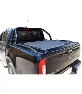 Μαύρο ματ ανοξείδωτο Roll bar δύο σκελών Mercedes X-Class 