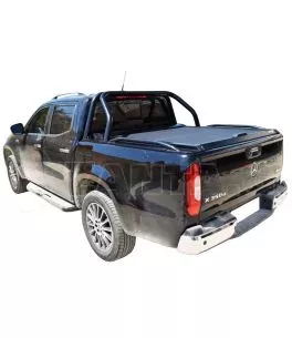 Μαύρο ματ ανοξείδωτο Roll bar δύο σκελών Mercedes X-Class 