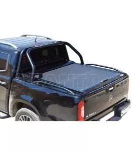 Μαύρο ματ ανοξείδωτο Roll bar δύο σκελών Mercedes X-Class 